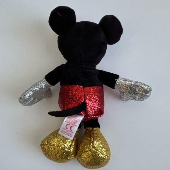 Ty Sparkle Disney Mickey Mouse and Minnie Mouse Beanie Babies Set NWT - Picture 7 of 16